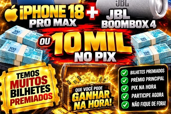 IPHONE 18promax+BOOMBOX4 ou 10 MIL NO PIX 